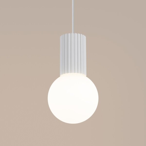 Lustră pe cablu Sollux SL.1709 HALO 1xG9/8W/230V d. 12 cm alb