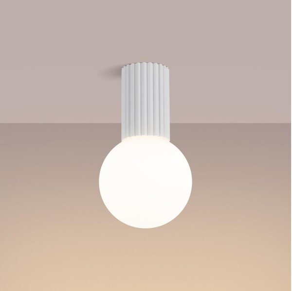 Plafonieră pentru baie Sollux SL.1708 HALO 1xG9/8W/230V IP44 alb