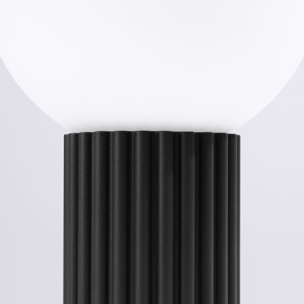 Lampă de masă Sollux SL.1716 HALO 1xG9/8W/230V d. 12 cm negru