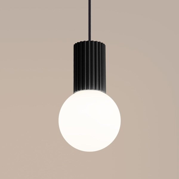 Lustră pe cablu Sollux SL.1714 HALO 1xG9/8W/230V d. 12 cm negru