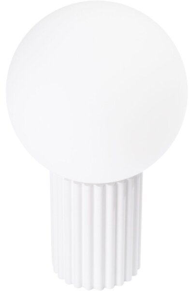 Lampă de masă Sollux SL.1711 HALO 1xG9/8W/230V d. 12 cm alb