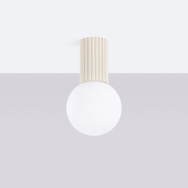 Plafonieră pentru baie Sollux SL.1718 HALO 1xG9/8W/230V IP44 crem