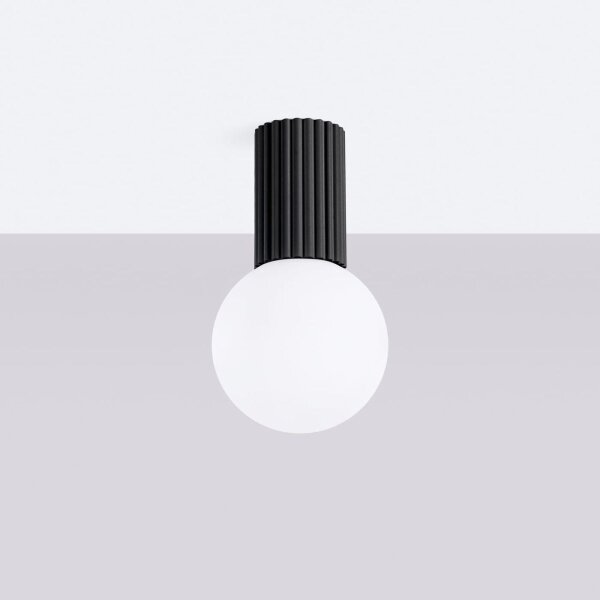 Plafonieră pentru baie Sollux SL.1713 HALO 1xG9/8W/230V IP44 negru