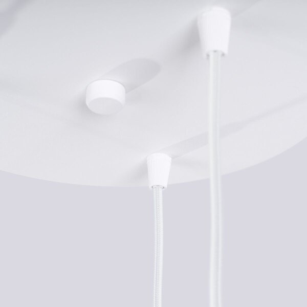 Lustră pe cablu Sollux SL.1710 HALO 3xG9/8W/230V d. 25 cm alb