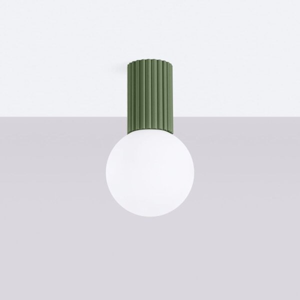 Plafonieră pentru baie Sollux SL.1723 HALO 1xG9/8W/230V IP44 verde