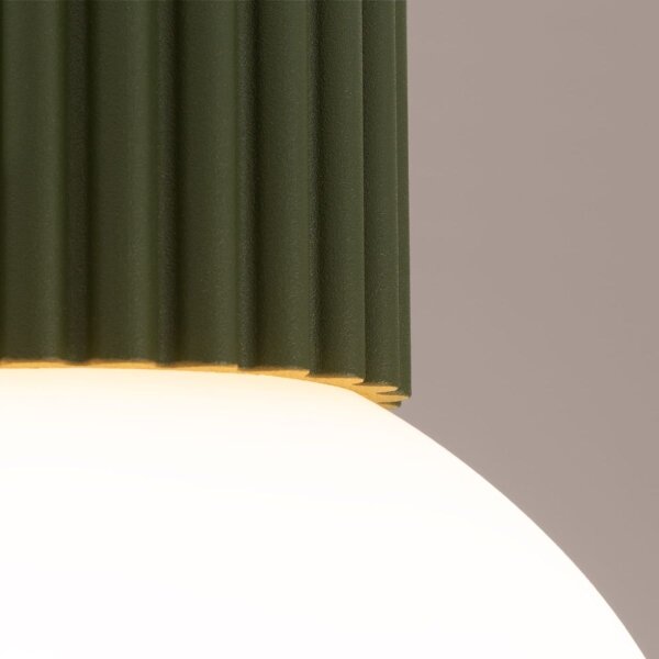 Plafonieră pentru baie Sollux SL.1723 HALO 1xG9/8W/230V IP44 verde