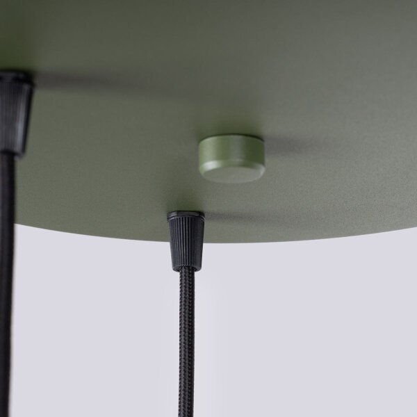 Lustră pe cablu Sollux SL.1725 HALO 3xG9/8W/230V d. 25 cm verde