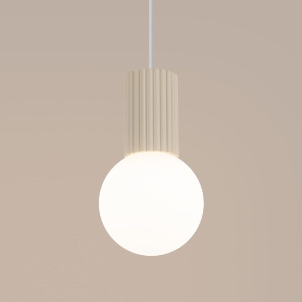 Lustră pe cablu Sollux SL.1719 HALO 1xG9/8W/230V d. 12 cm crem