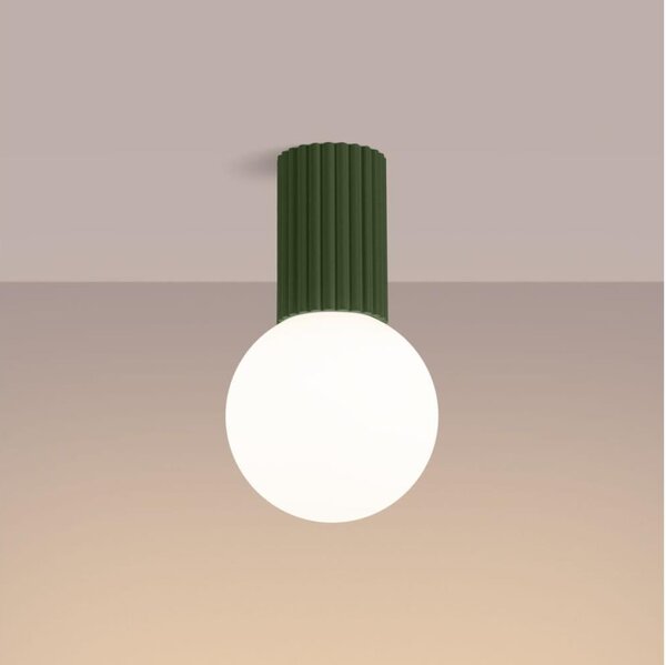 Plafonieră pentru baie Sollux SL.1723 HALO 1xG9/8W/230V IP44 verde
