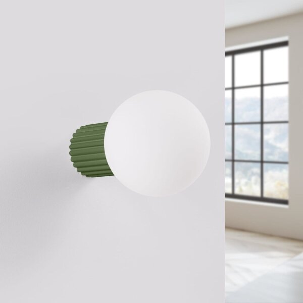 Aplică pentru baie Sollux SL.1722 HALO 1xG9/8W/230V IP44 verde