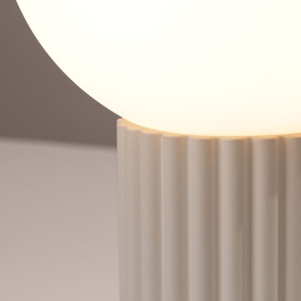 Lampă de masă Sollux SL.1721 HALO 1xG9/8W/230V d. 12 cm crem