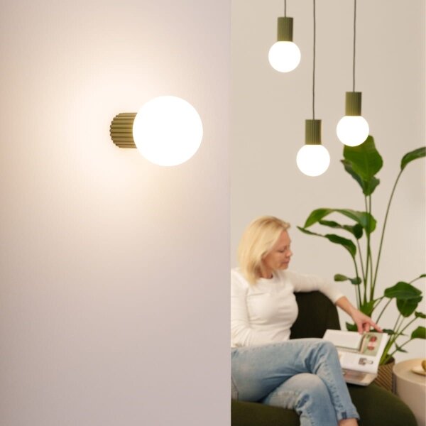 Aplică pentru baie Sollux SL.1722 HALO 1xG9/8W/230V IP44 verde