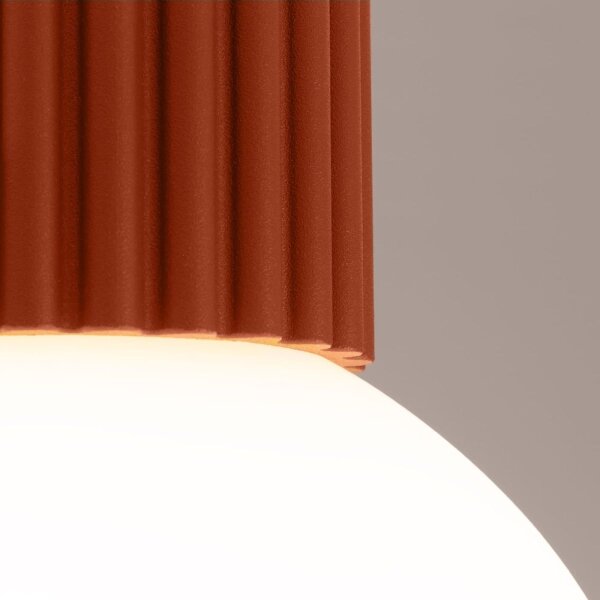 Plafonieră pentru baie Sollux SL.1728 HALO 1xG9/8W/230V IP44 portocaliu
