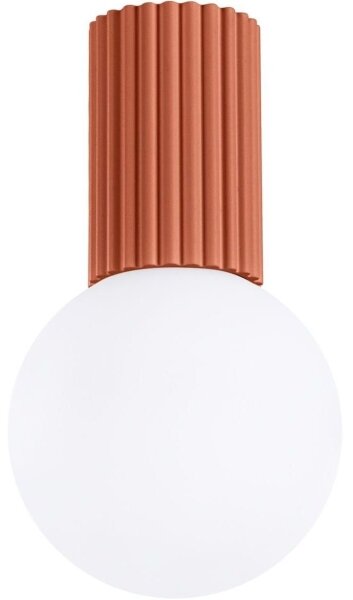 Plafonieră pentru baie Sollux SL.1728 HALO 1xG9/8W/230V IP44 portocaliu