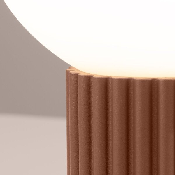 Lampă de masă Sollux SL.1736 HALO 1xG9/8W/230V d. 12 cm maro
