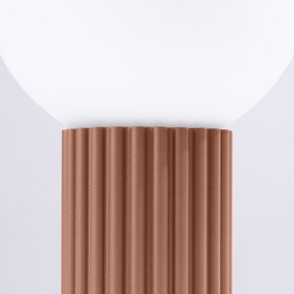 Lampă de masă Sollux SL.1736 HALO 1xG9/8W/230V d. 12 cm maro