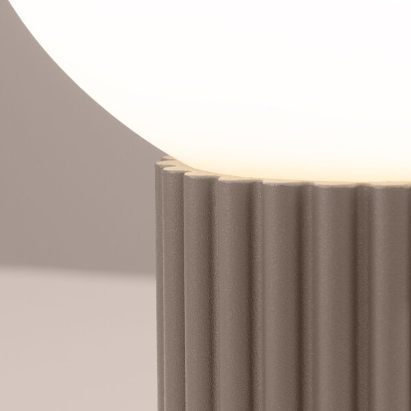 Lampă de masă Sollux SL.1746 HALO 1xG9/8W/230V d. 12 cm bej
