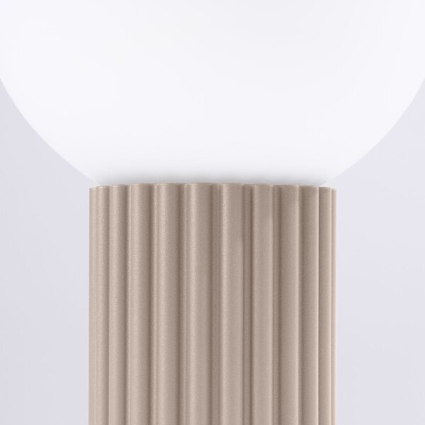 Lampă de masă Sollux SL.1746 HALO 1xG9/8W/230V d. 12 cm bej