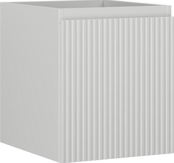 Mexen Rivel, mobilier baie 40 cm, 1 sertar, canelat, gri mat, 91A20-04047-1-BF62