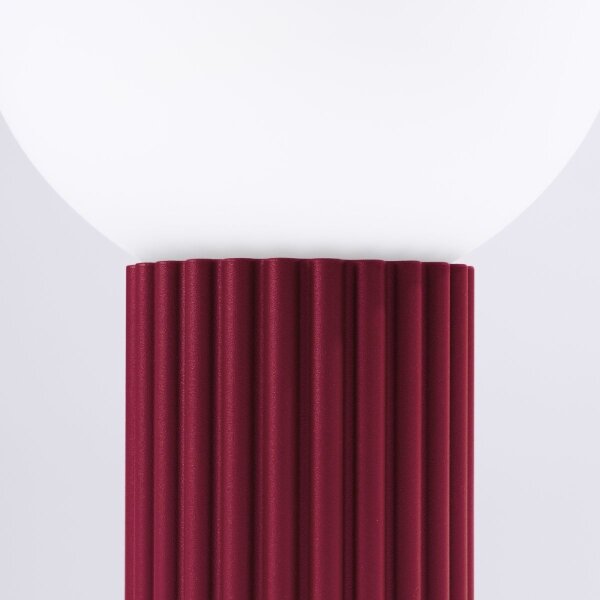 Lampă de masă Sollux SL.1751 HALO 1xG9/8W/230V d. 12 cm roșu