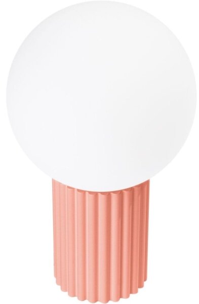 Lampă de masă Sollux SL.1756 HALO 1xG9/8W/230V d. 12 cm roz