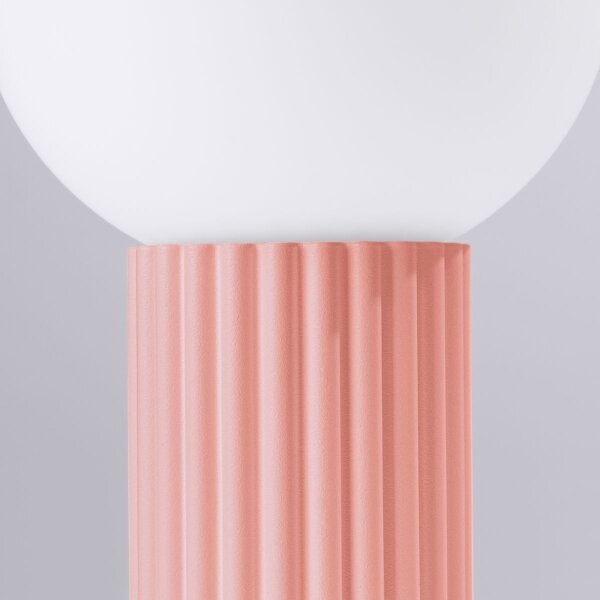 Lampă de masă Sollux SL.1756 HALO 1xG9/8W/230V d. 12 cm roz