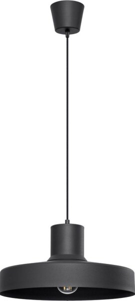 Lustră pe cablu Sollux SL.1703 BILO 1xE27/15W/230V d. 35 cm negru