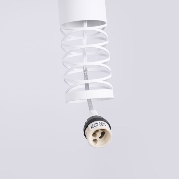 Lustră pe cablu Sollux SL.1689 LAMI 3xGU10/10W/230V alb