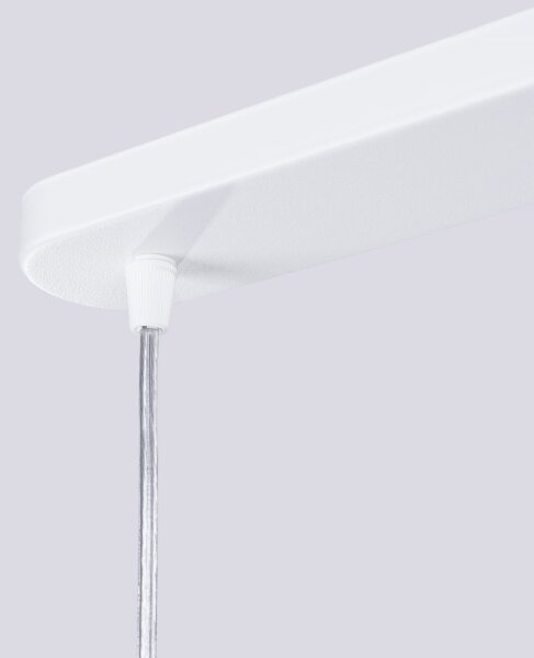 Lustră pe cablu Sollux SL.1692 LIRO 2xGU10/10W/230V alb