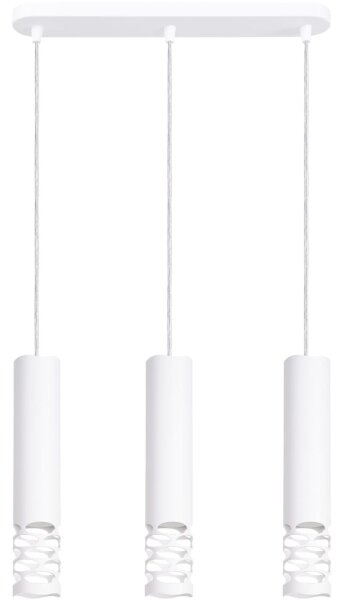 Lustră pe cablu Sollux SL.1693 LIRO 3xGU10/10W/230V alb