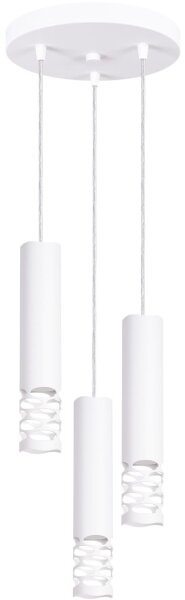 Lustră pe cablu Sollux SL.1694 LIRO 3xGU10/10W/230V alb