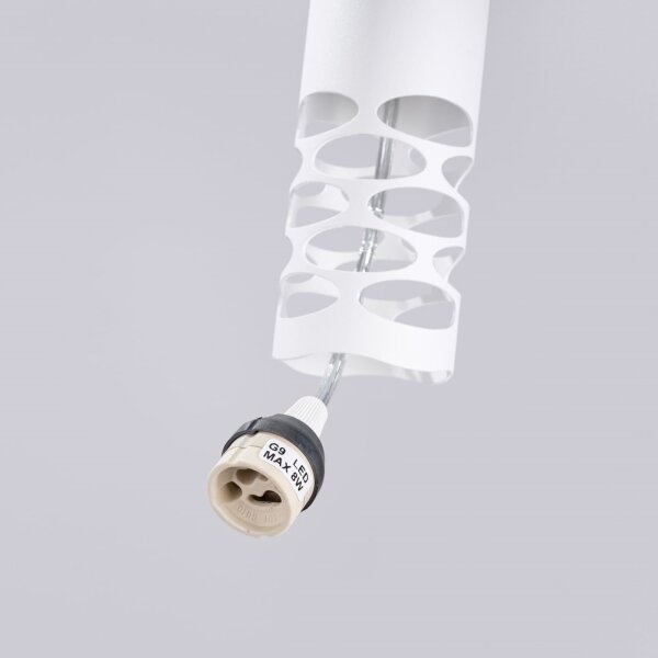 Lustră pe cablu Sollux SL.1694 LIRO 3xGU10/10W/230V alb