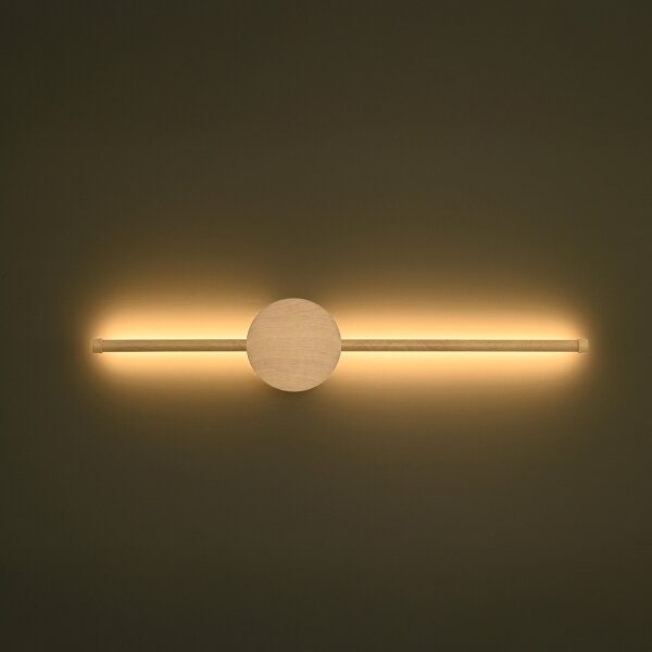 Aplică LED Brilagi LUGO DUE LED/9W/230V decor stejar