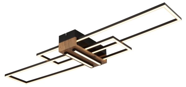 Plafonieră LED Globo 67208-40N DAKARI LED/40W/230V 3000K 25x100 cm negru
