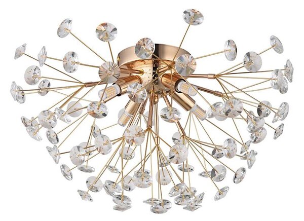 Plafonieră LED Globo 64135D KATRINA 4xG9/3,5W/230V auriu