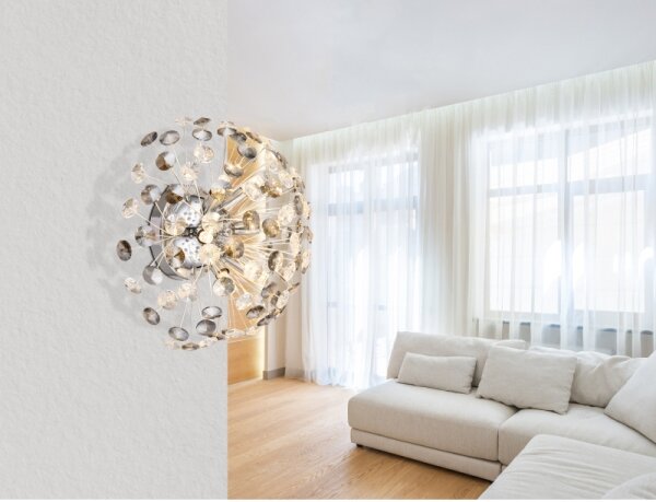 Aplică LED Globo 64135WC KATRINA 6xG9/3,5W/230V crom lucios