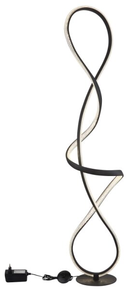 Lampadar LED Globo 67341SS SWIRL LED/36W/230V negru