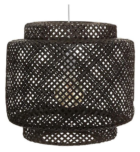 Lustră pe cablu Atmosphera LIBY 1xE27/40W/230V bambus/negru