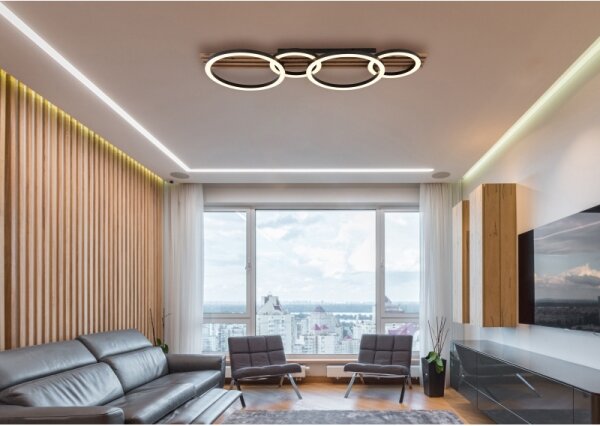 Plafonieră LED Globo 67353D4 TISHA LED/30W/230V 3000K 30x86 cm