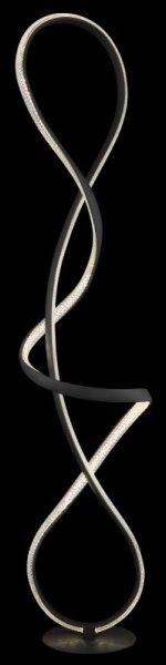 Lampadar LED Globo 67341SS SWIRL LED/36W/230V negru