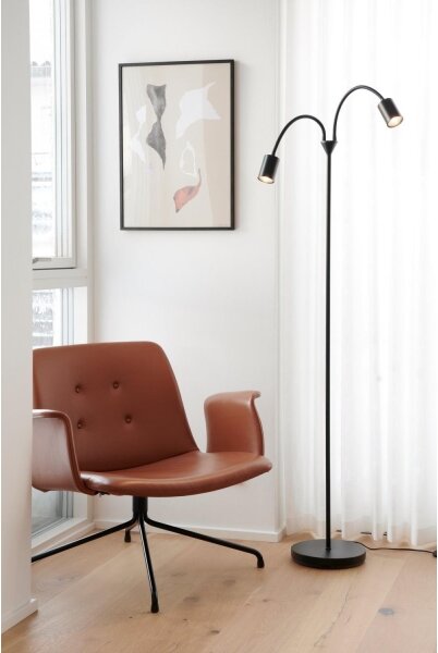 Lampadar Nordlux EXPLORE 2xGU10/7W/230V negru