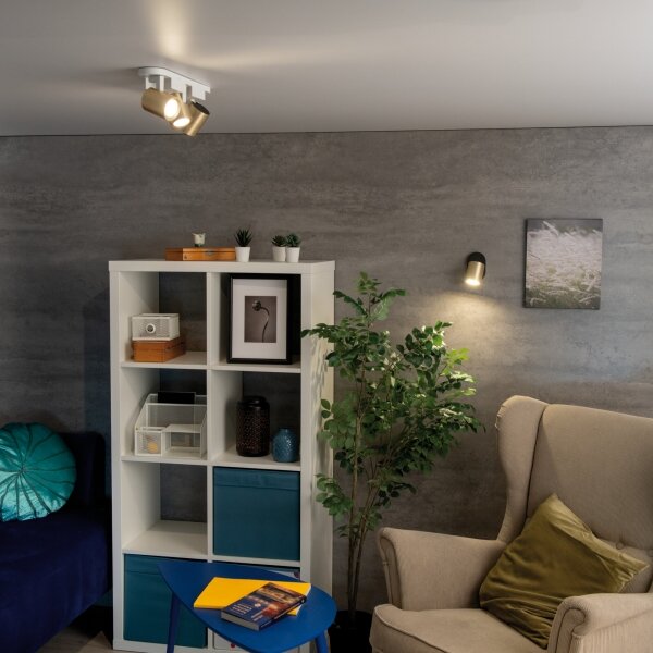 Spot Kanlux 38966 LAURIN 3xGU10/10W/230V alamă/alb