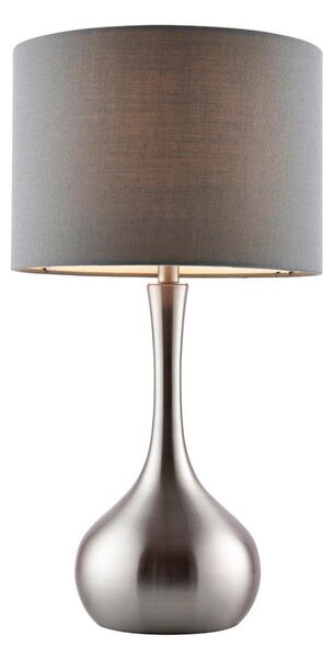 Lampă dimabilă de masă Endon 61192 PICCADILLY 1xE14/40W/230V crom mat/gri