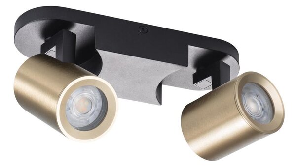 Spot Kanlux 38961 LAURIN 2xGU10/10W/230V alamă/negru