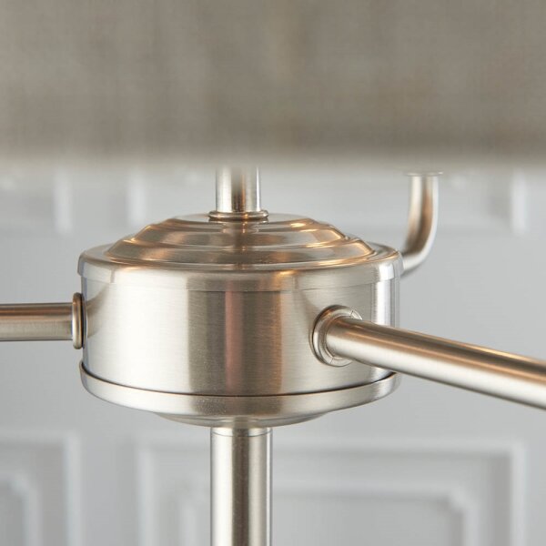 Lampadar Endon 94359 HIGHCLERE 3xE14/40W/230V bej/crom lucios