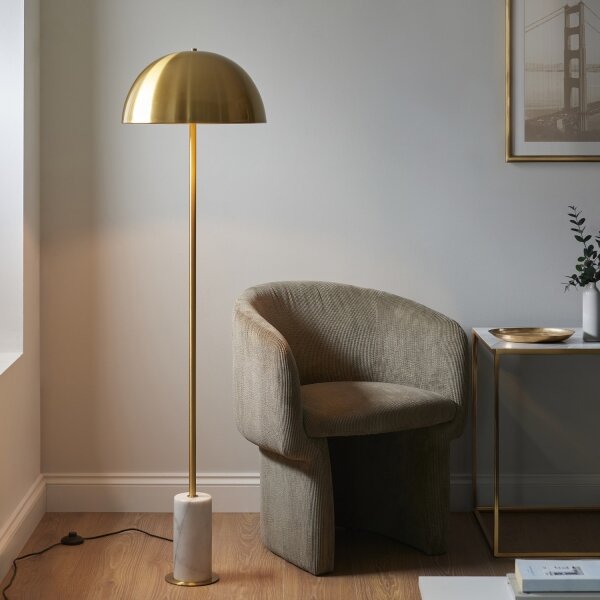 Lampadar Endon 114208 BERTOIA 1xE27/10W/230V alamă
