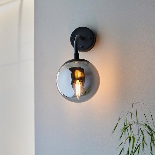 Aplică Endon 106664 ONTARIO 1xE14/7W/230V negru/fumuriu