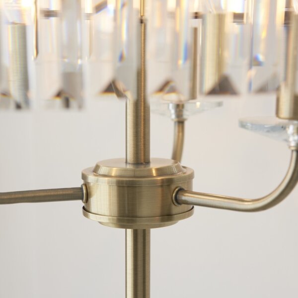Lampadar Endon 110644 CHESTERFIELD 3xE14/6W/230V alamă