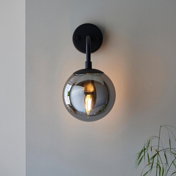 Aplică Endon 106664 ONTARIO 1xE14/7W/230V negru/fumuriu