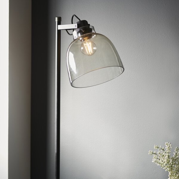 Lampadar Endon 107013 URBAN 1xE27/10W/230V negru/fumuriu